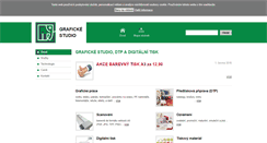 Desktop Screenshot of graficke-studio.bilyslon.cz